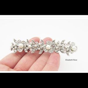 *NEW* Bridal Crystal and Pearl Hair Clip